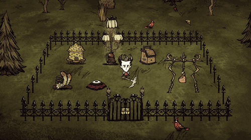 Don't Starve Togetherのゲームシーン