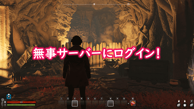 Nightingale用サーバーにログイン完了