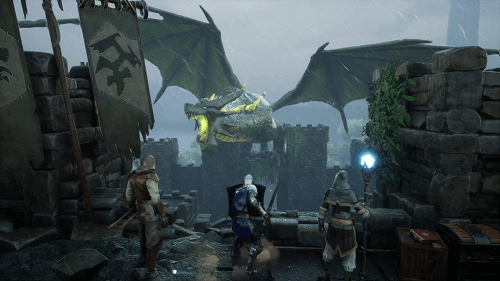 RuneScape: Dragonwildsのゲームシーン