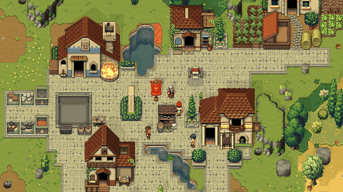 Romesteadのゲームシーン